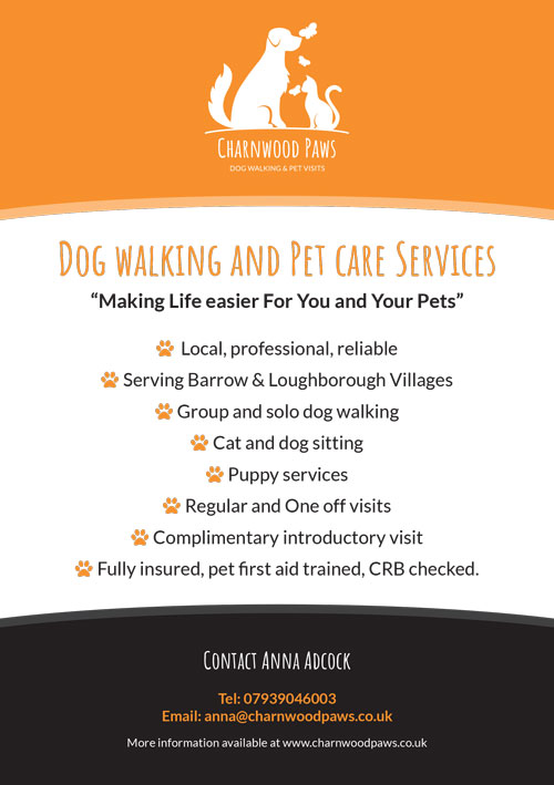 Dog walker A5 Leaflet