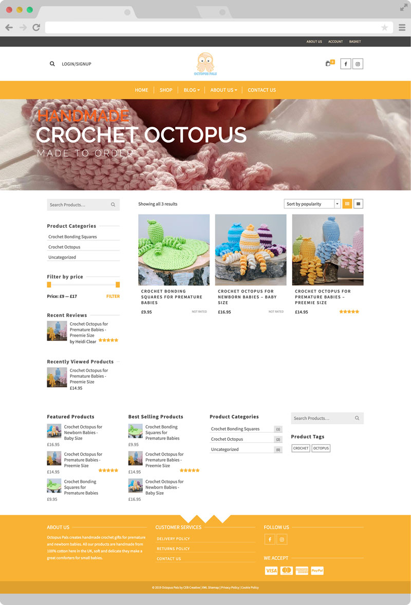 Octopus Pals Online Shop
