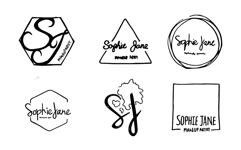Sophie Jane Logo Sketches