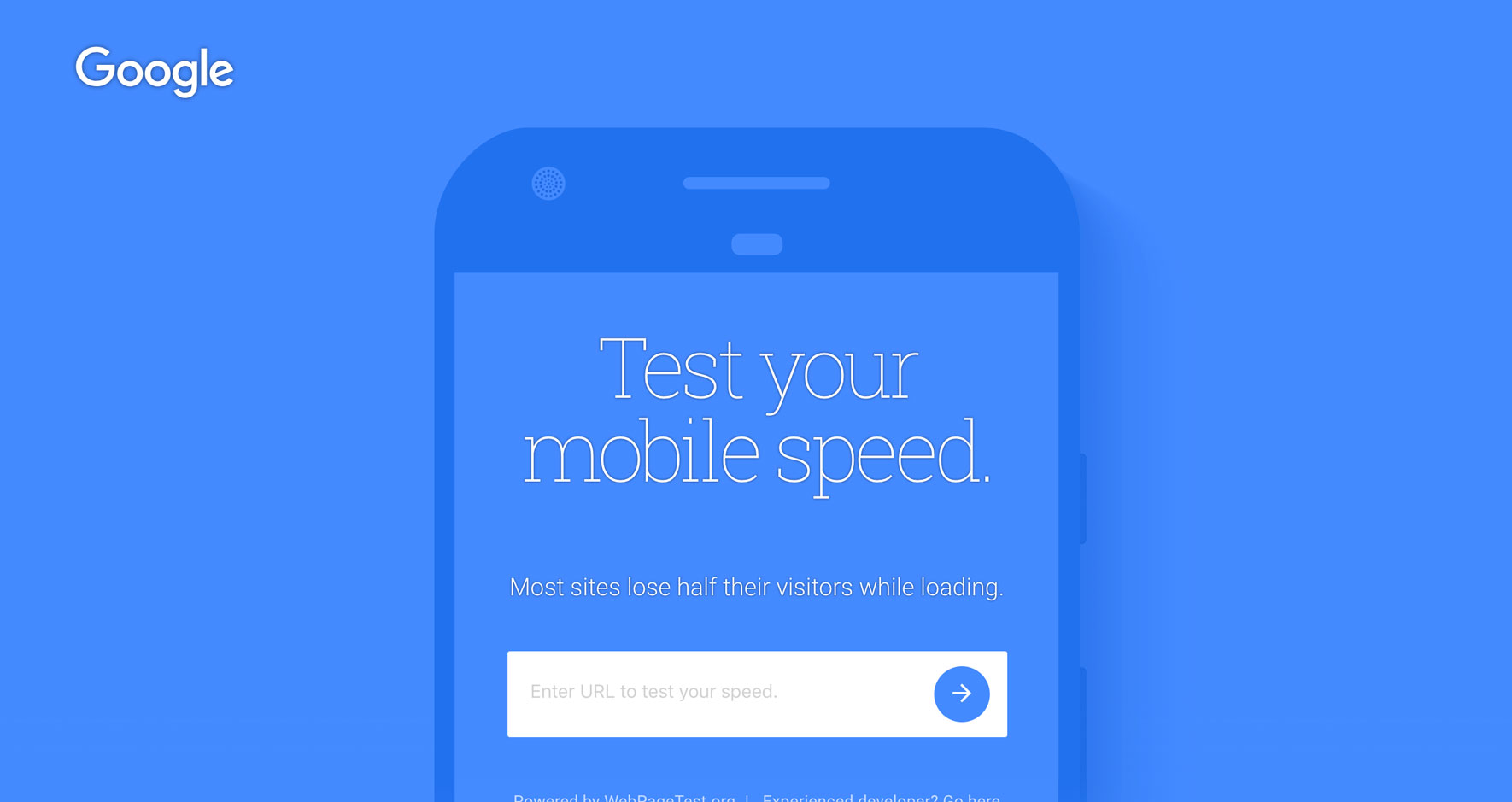 Google mobile speed test